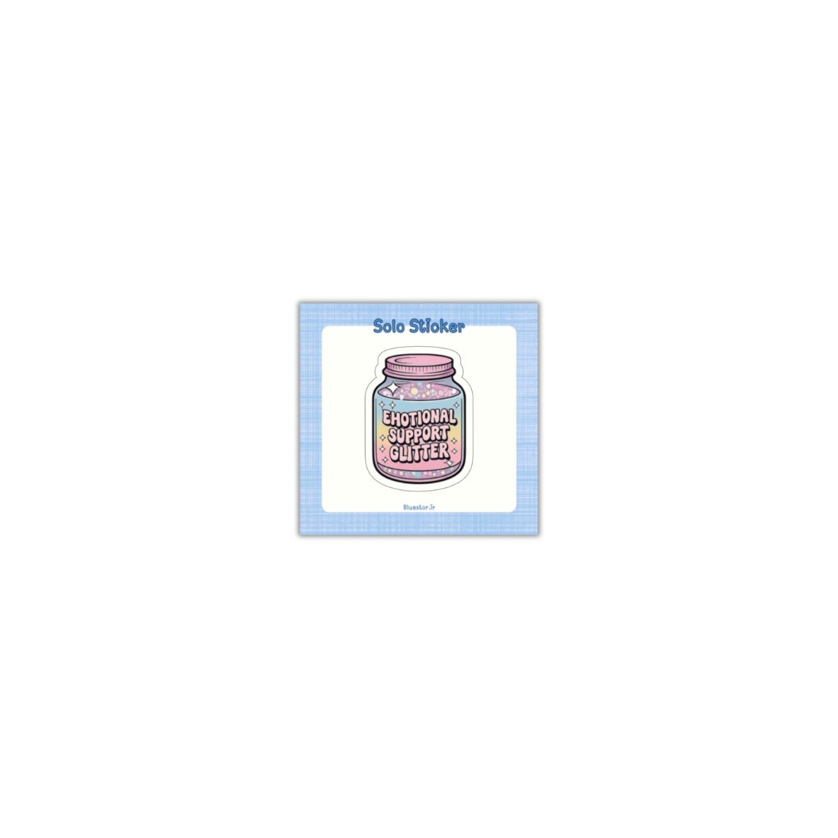 سولو استیکر Support Glitter